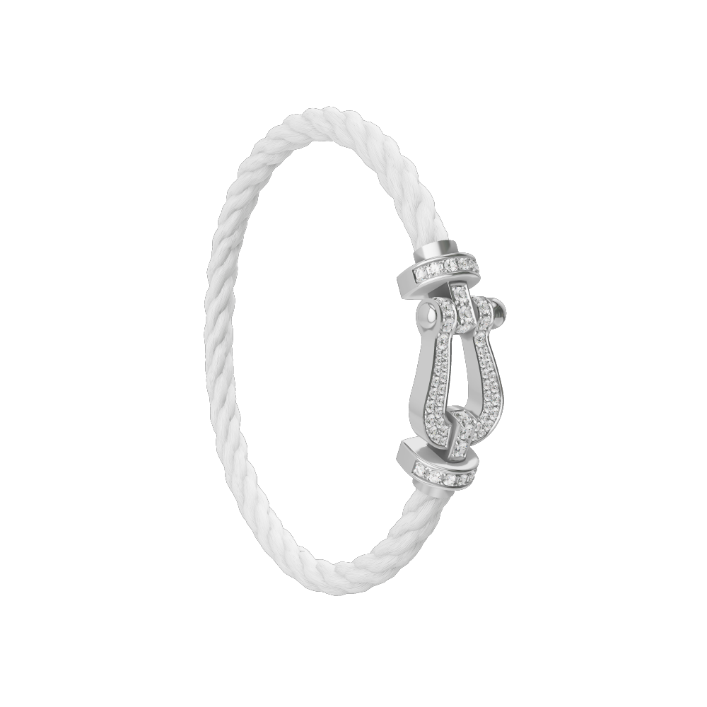 Fred - Bracelet Force 10 or blanc