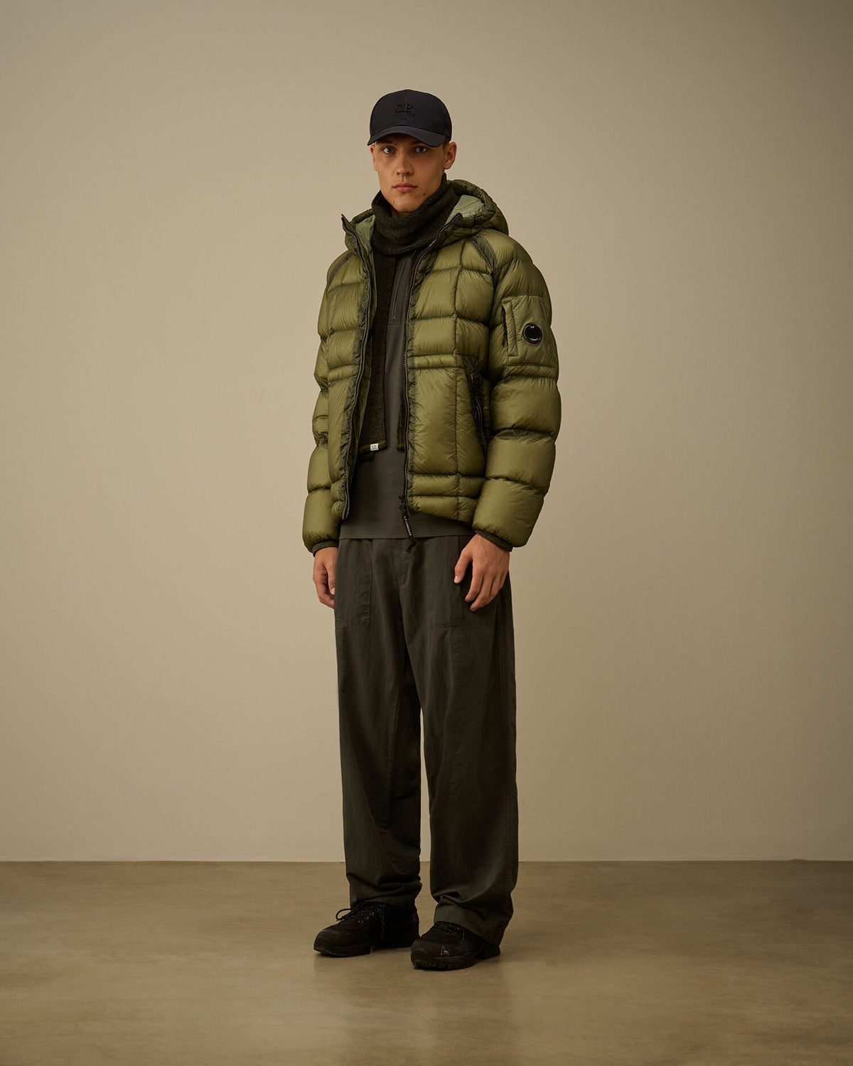CP Company Vert Seagrass · Doudoune