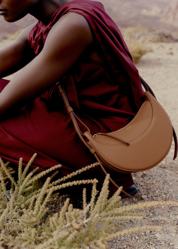 Polène Bag Numéro Dix Smooth Camel