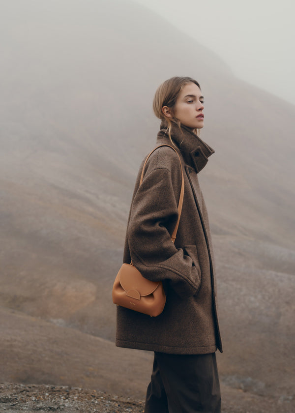 Polène Bag Numéro Un Nano Smooth Camel