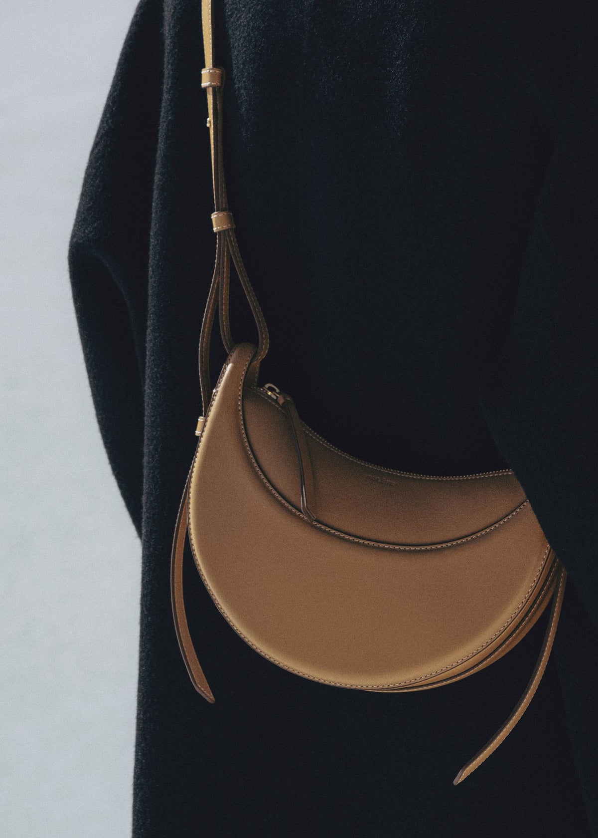 Polène Bag Numéro Dix Smooth Ochre
