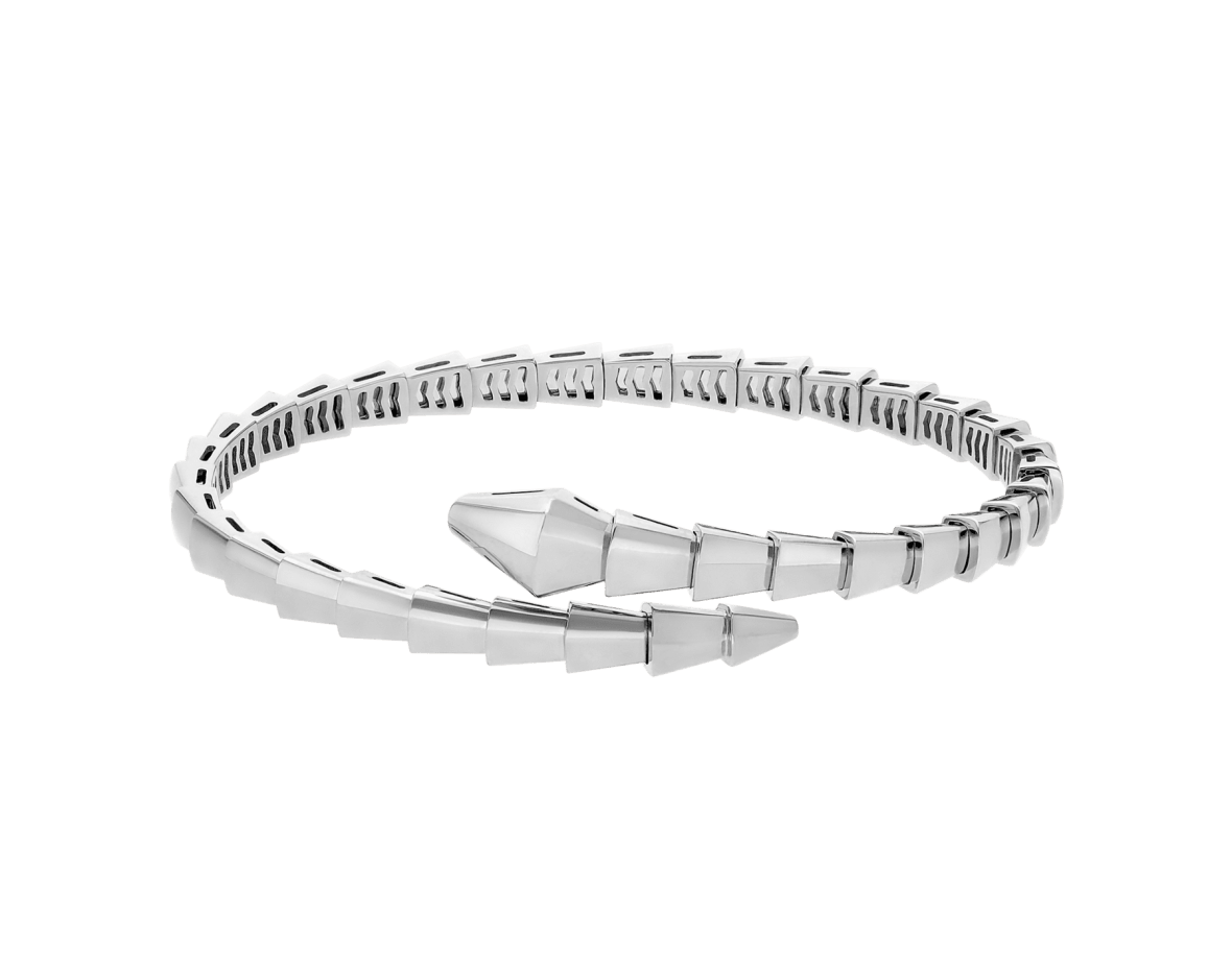 BVLGARI - Serpenti Viper Bracelet Or Blanc