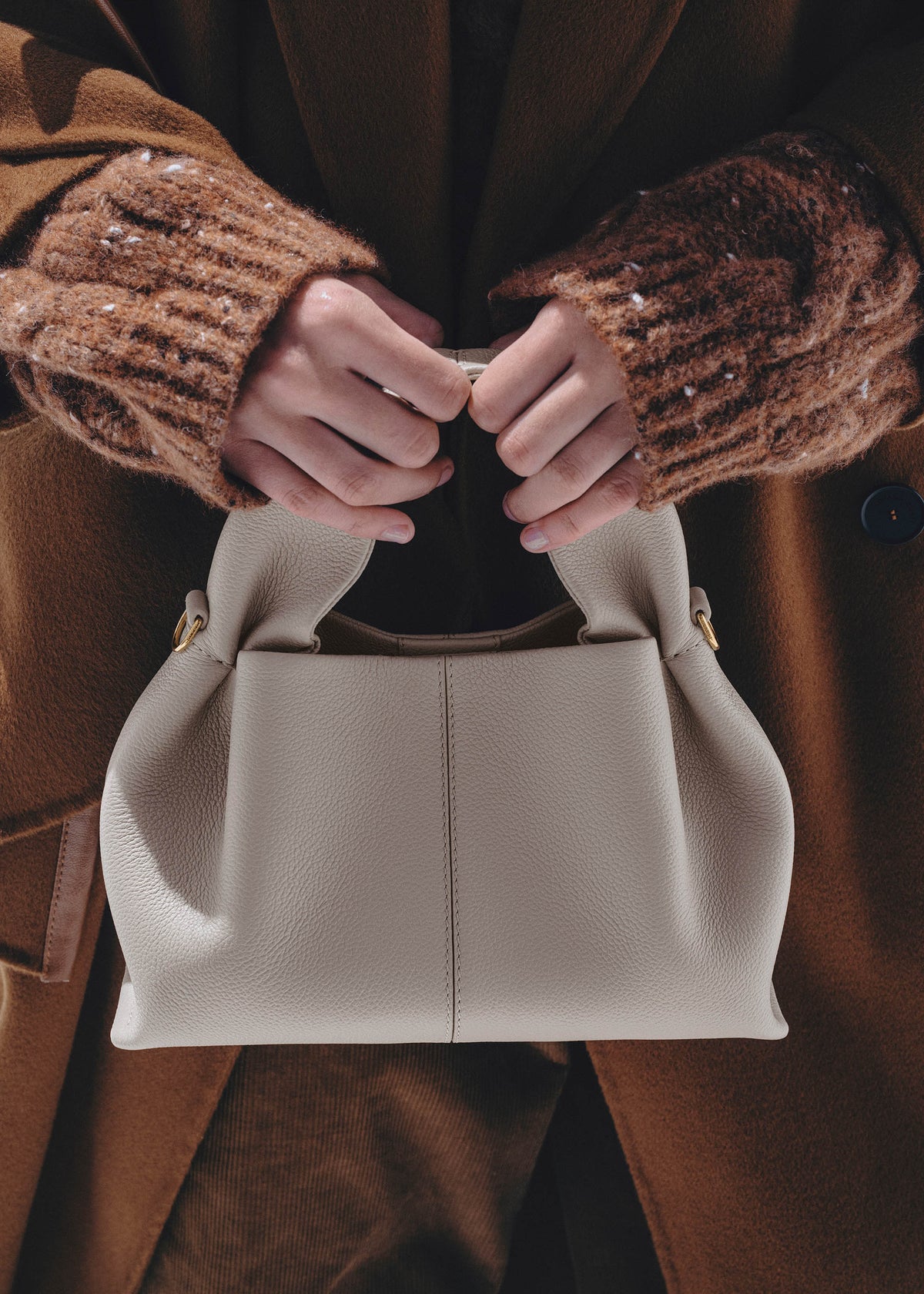 Polène Bag Numéro Neuf Mini Grained Mist