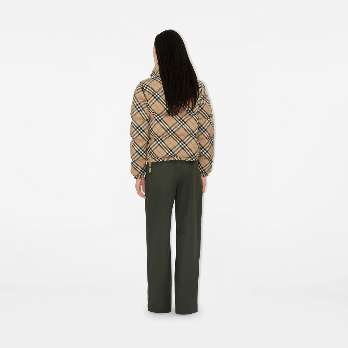Burberry Ambleside Check Sable · Doudoune