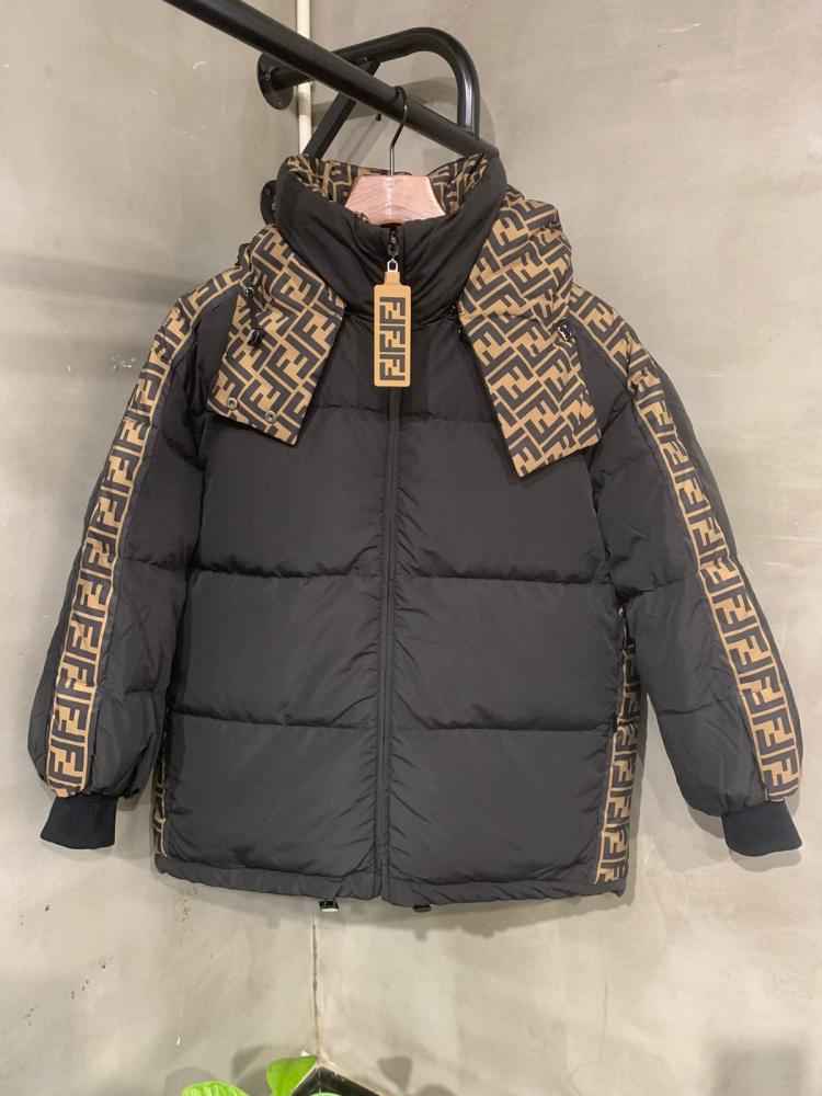 Fendi Réversible Noir et FF · Doudoune