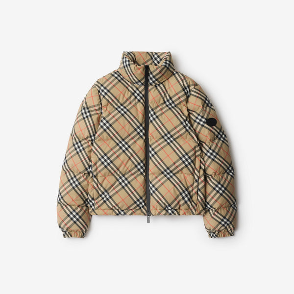 Burberry Ambleside Check Sable · Doudoune