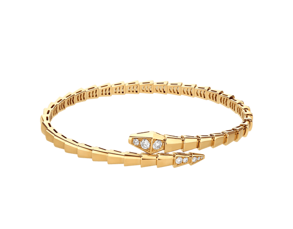 BVLGARI - Serpenti Viper Bracelet Or Jaune Diamant