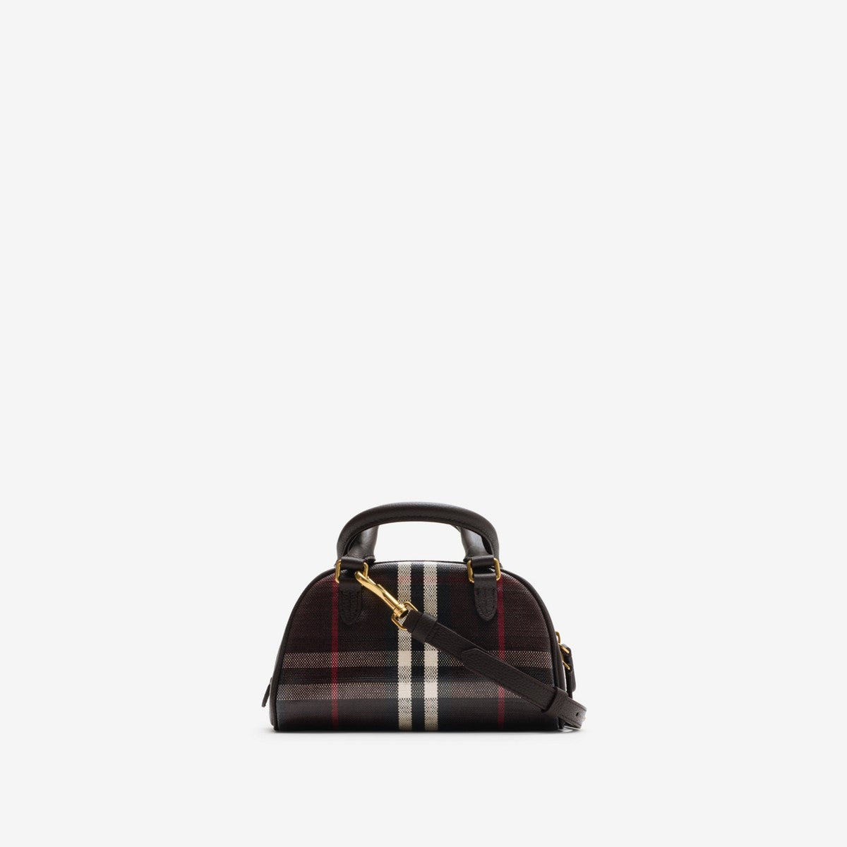Burberry Highlands Mini Bowling Bag Black