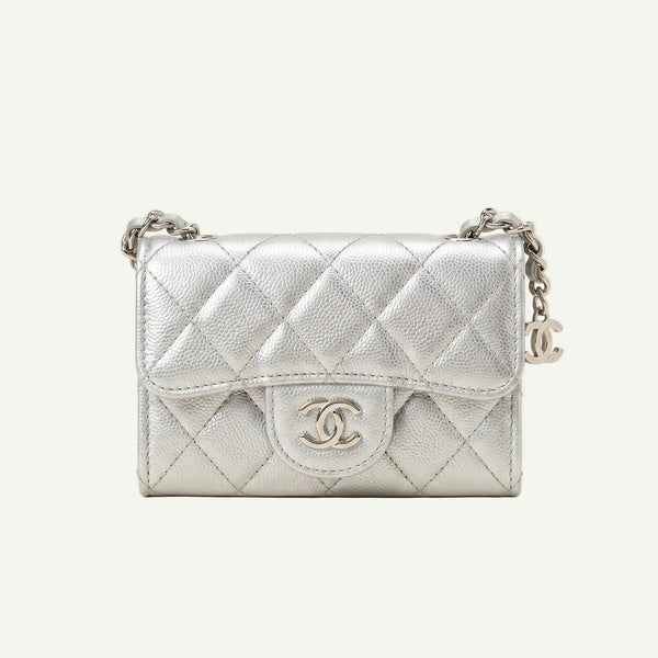 Mini Chanel Bag Silver