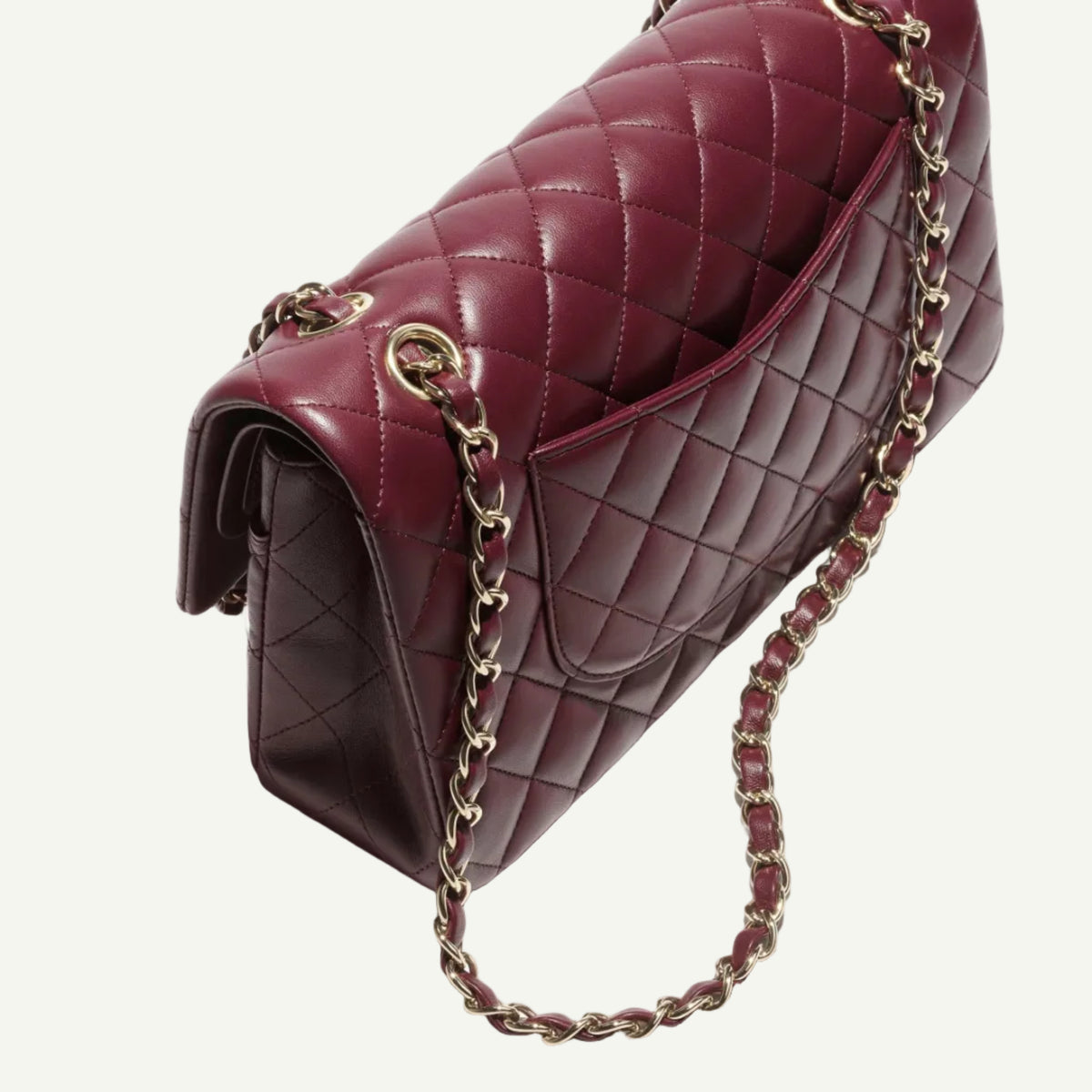 Chanel Classic 11.12 Bag Burgundy