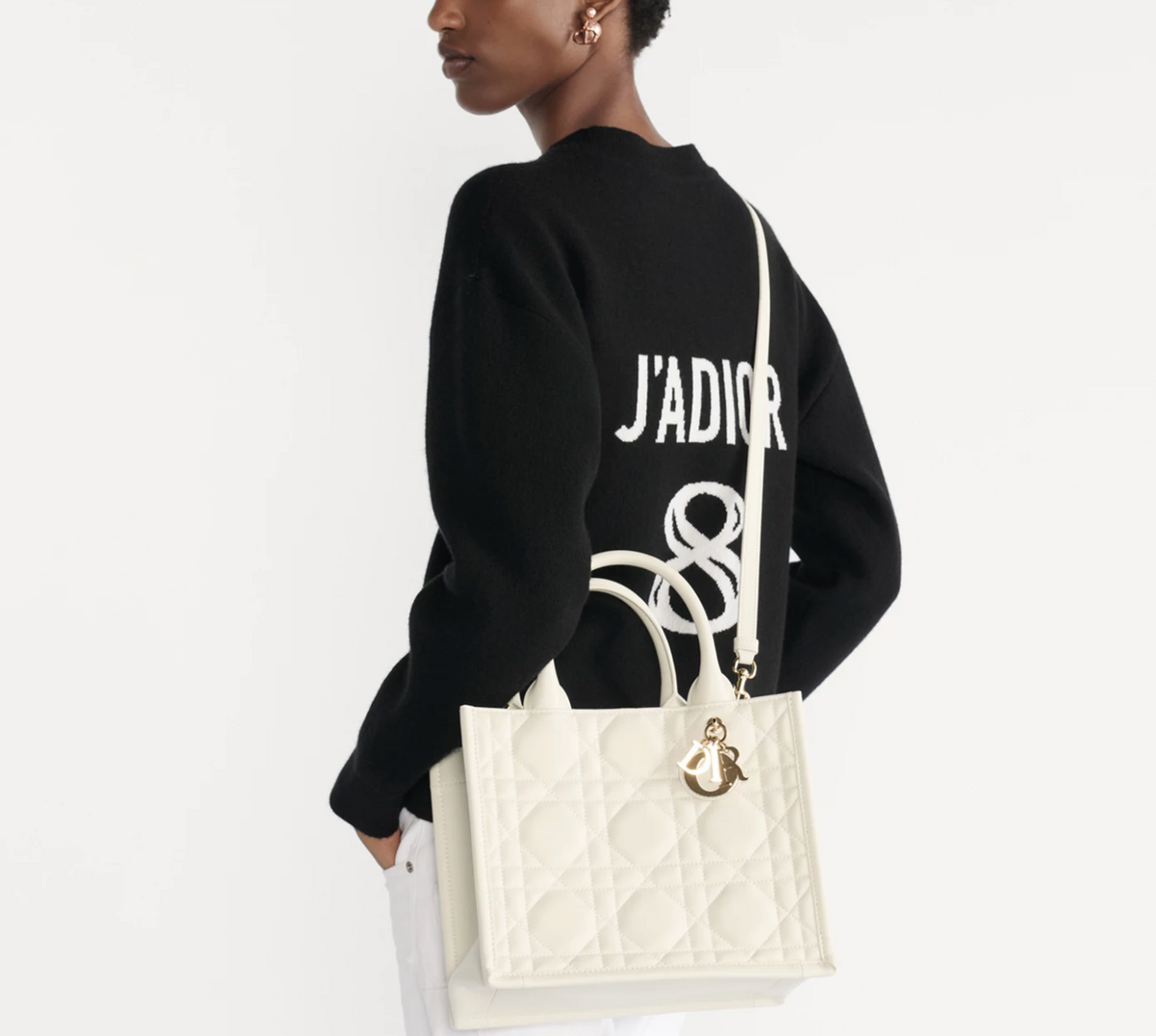 Dior Book Tote Small Bag White
