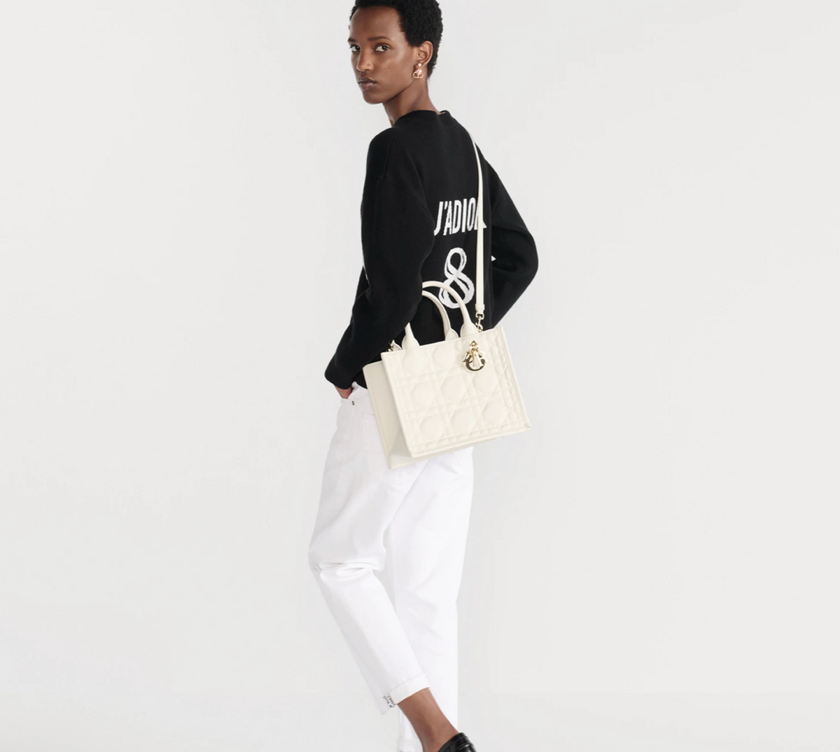 Dior Book Tote Small Bag White