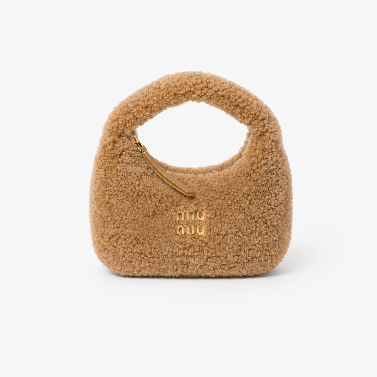 MiuMiu Wander Shearling Bag Green