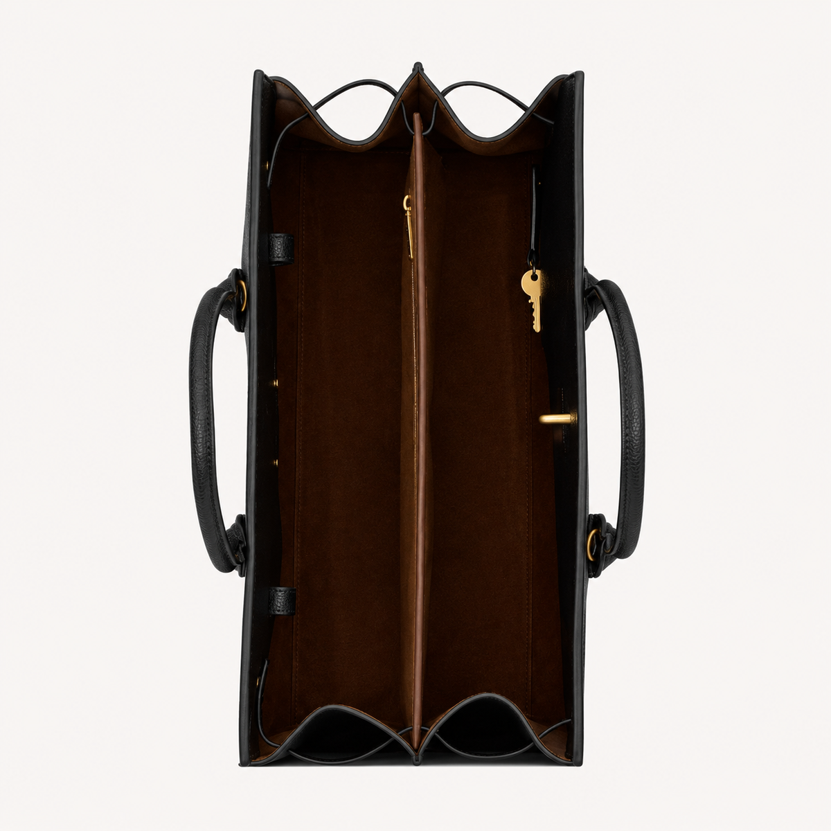Saint Laurent Sac de Jour Grained Large Black
