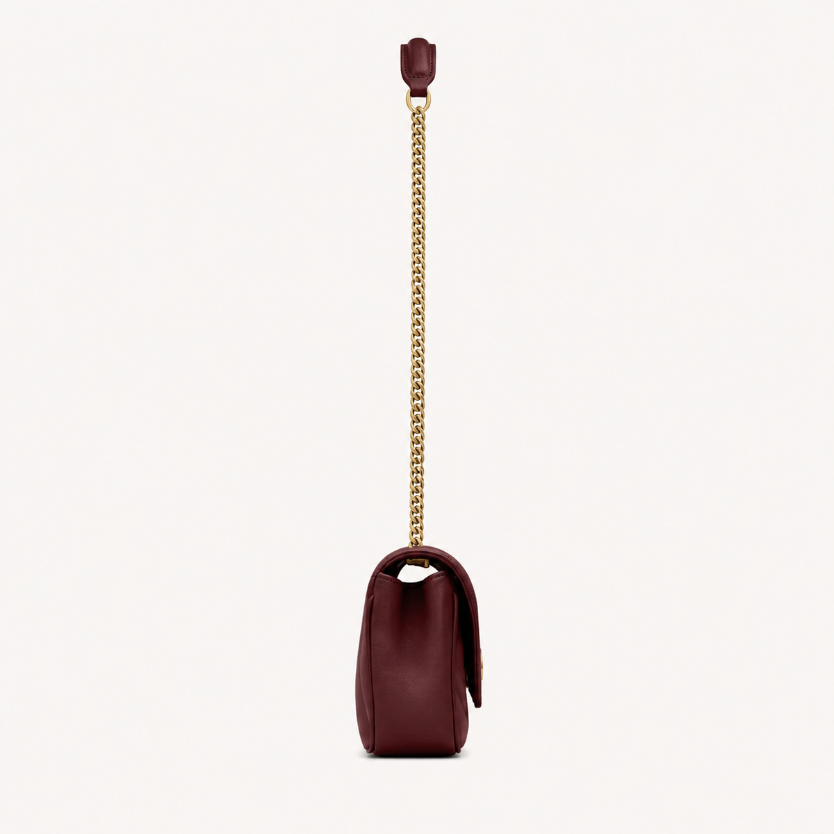 Saint Laurent Loulou Mini Bag Bordeaux