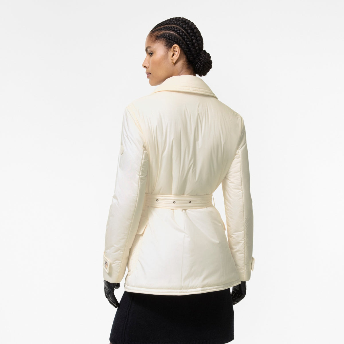 Burberry Hertford Blanc · Veste trench matelassée