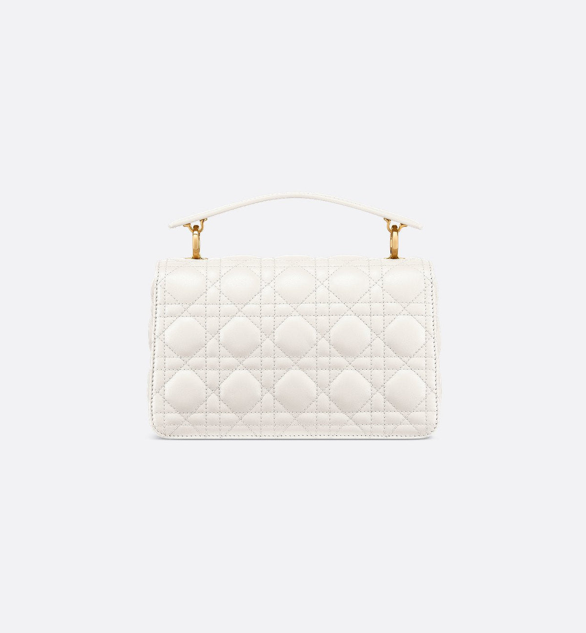 Dior Top Handle Jolie Small White Bag
