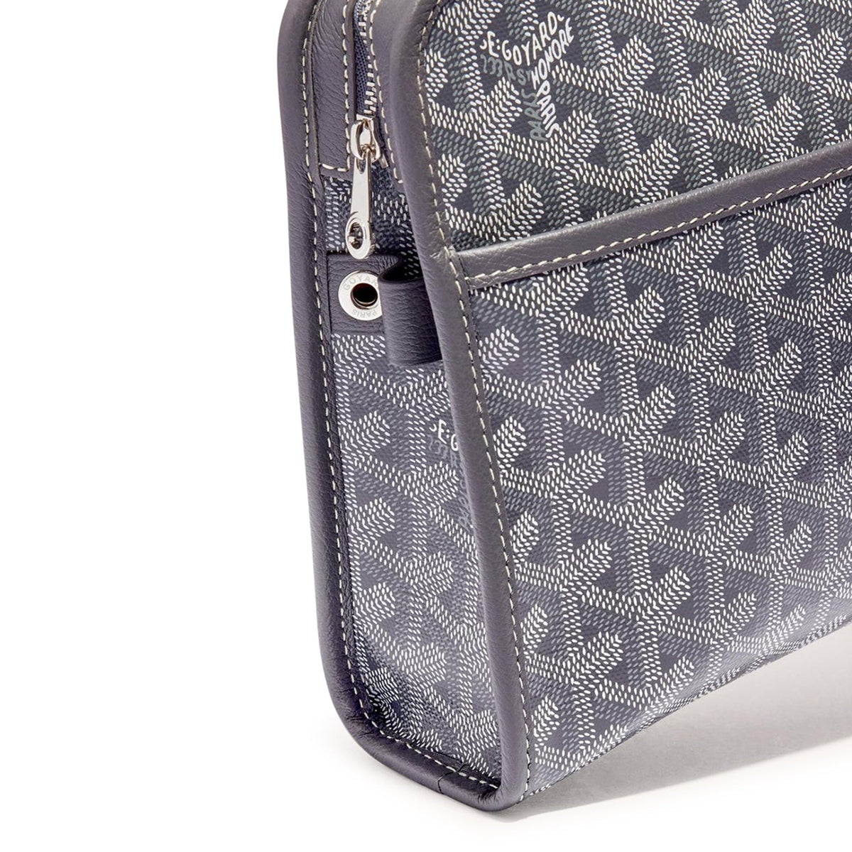 Goyard Grey Pouch
