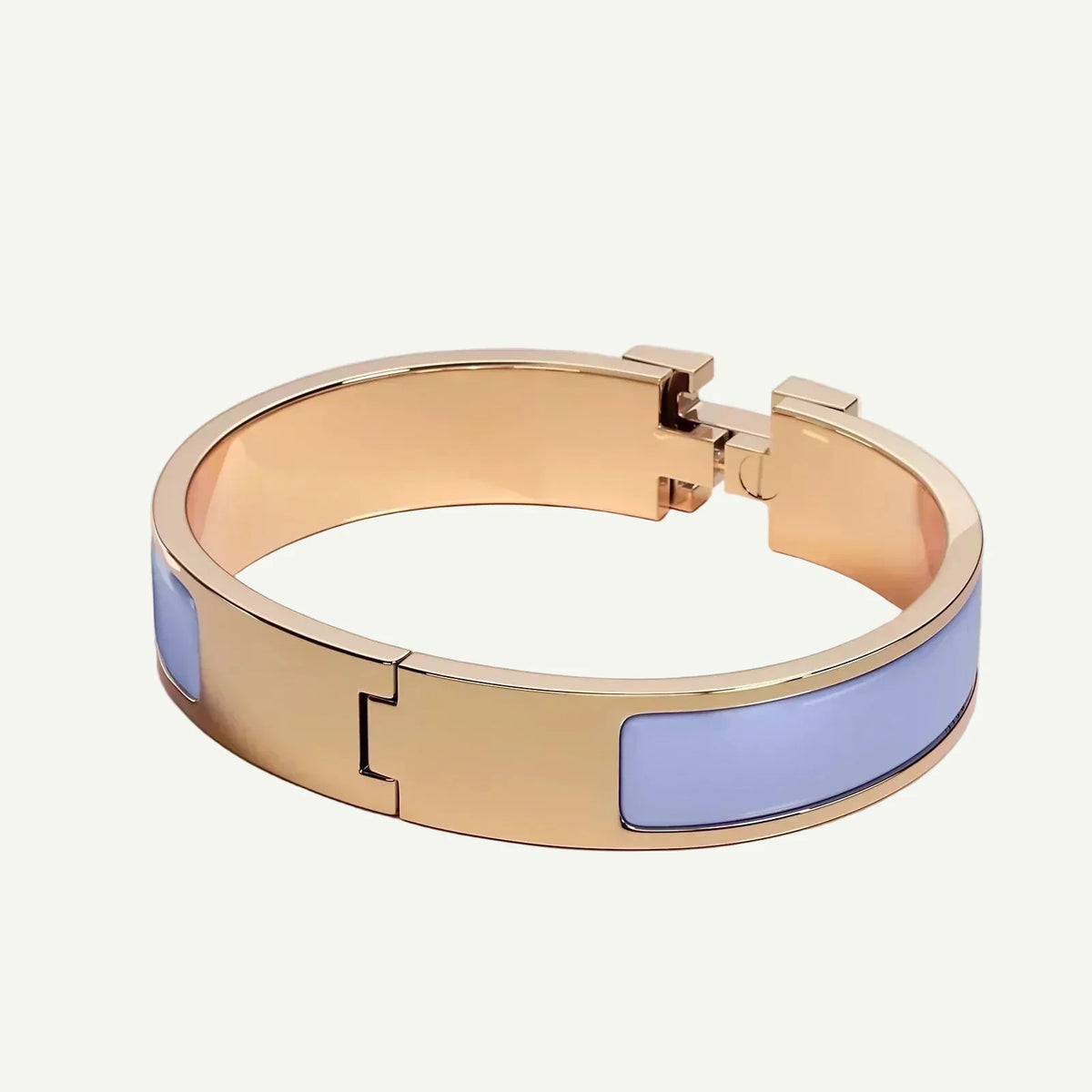 Hermès - Clic H Bracelet Parma Rose Gold