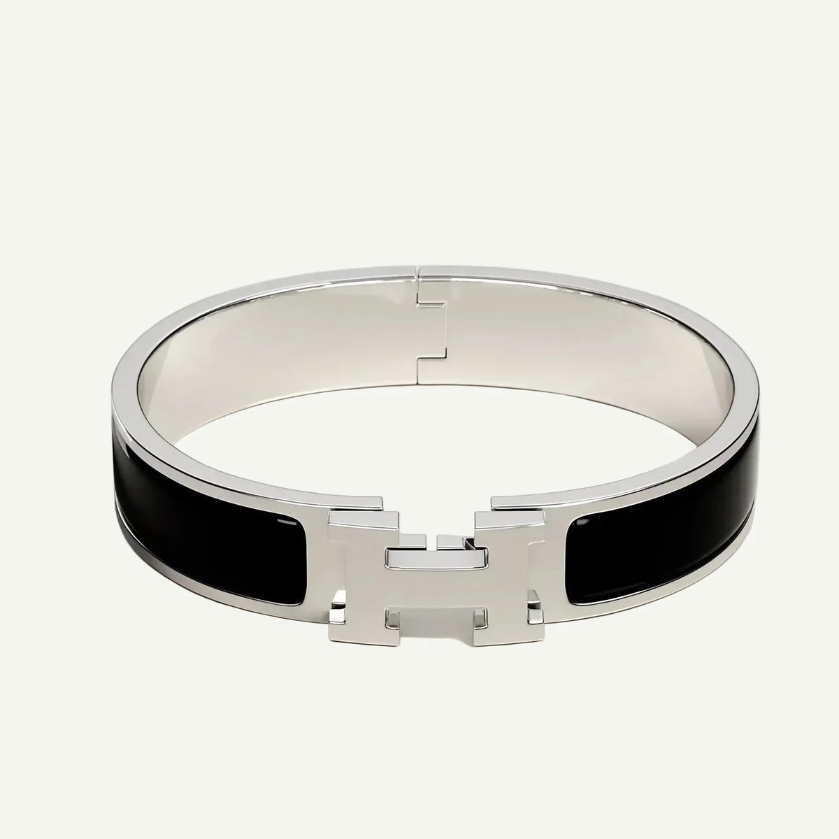 Hermès - Clic H Bracelet Noir