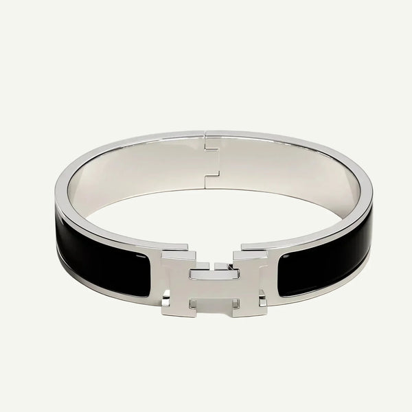 Hermès - Clic H Bracelet Black