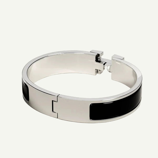 Hermès - Clic H Bracelet Black