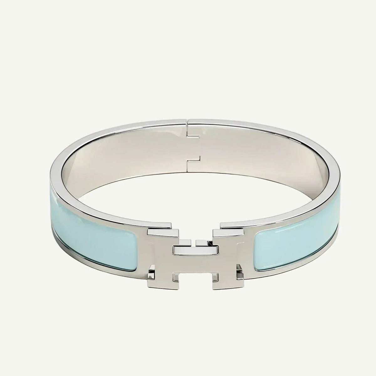 Hermès - Clic H Bracelet Bleu Polaire