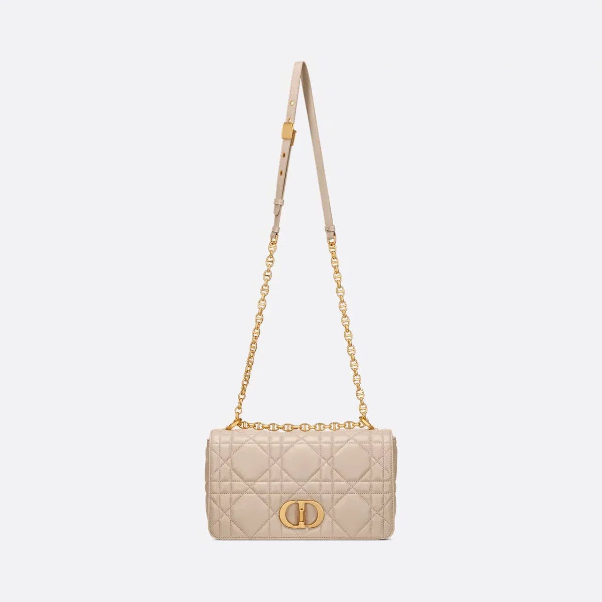 Dior Soft Caro Medium Bag Beige