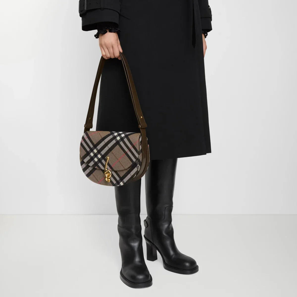 Burberry Small Bridle Bag Black