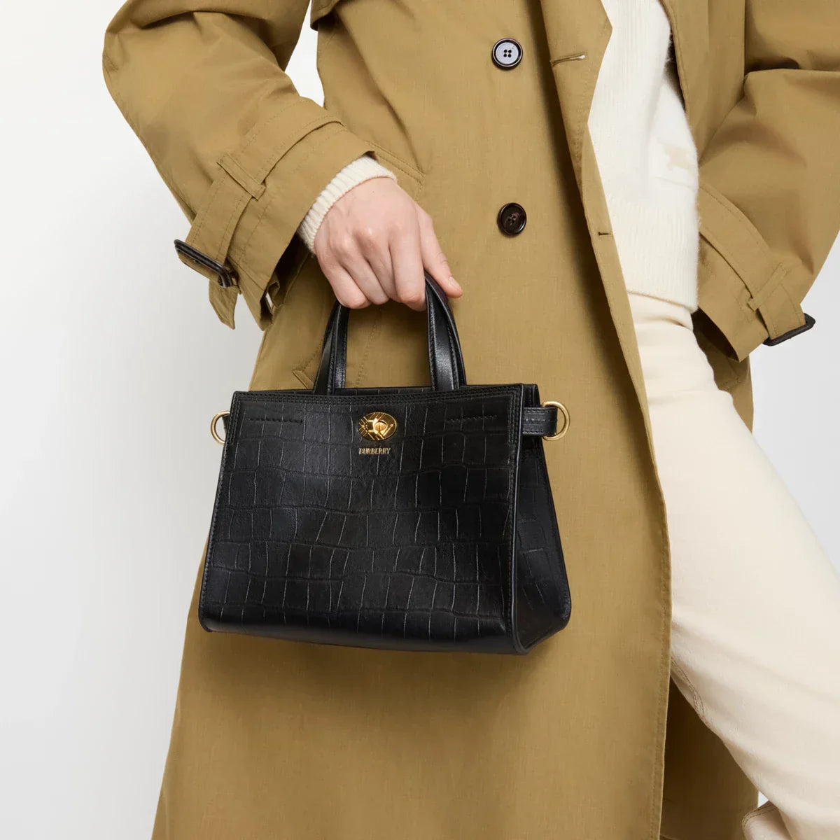 Burberry Cotswolds Mini Tote Black
