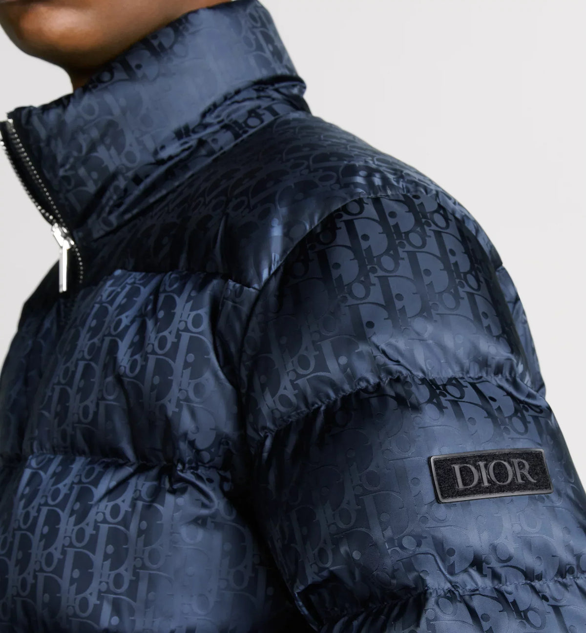 Dior Oblique Bleu Marine · Doudoune