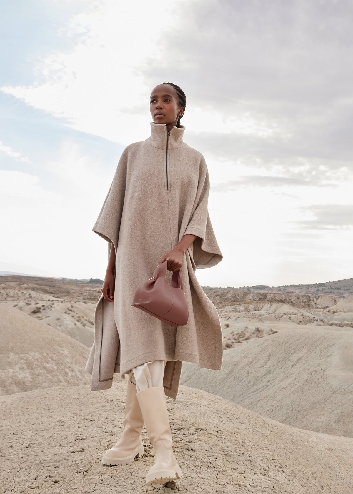 Polène Bag Numéro Neuf Mini Grained Blush