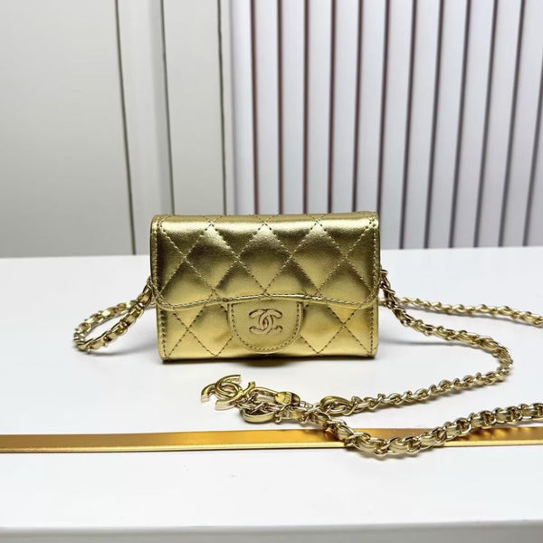 Mini Chanel Bag Gold