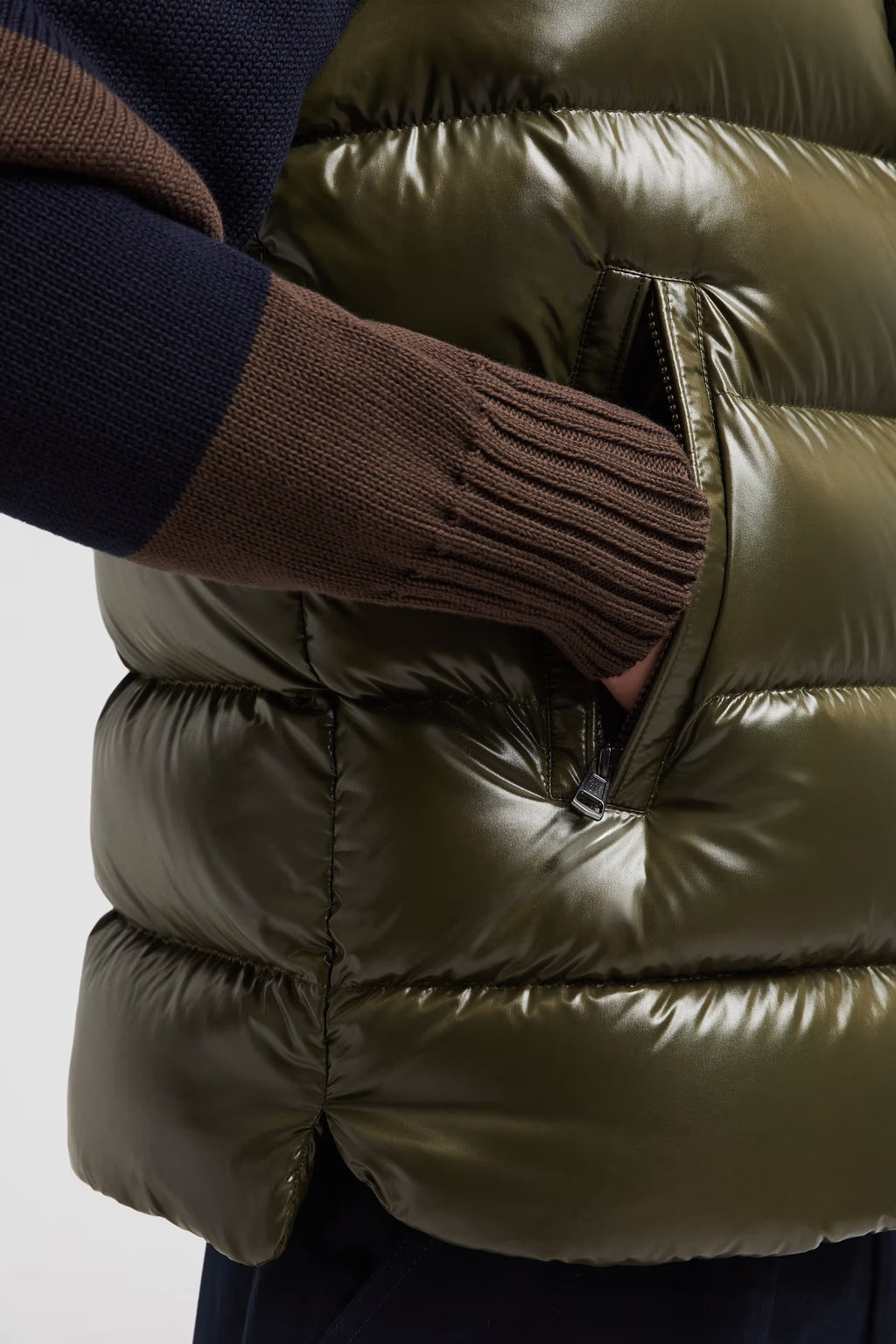 Moncler Tibb Kaki · Gilet sans manches