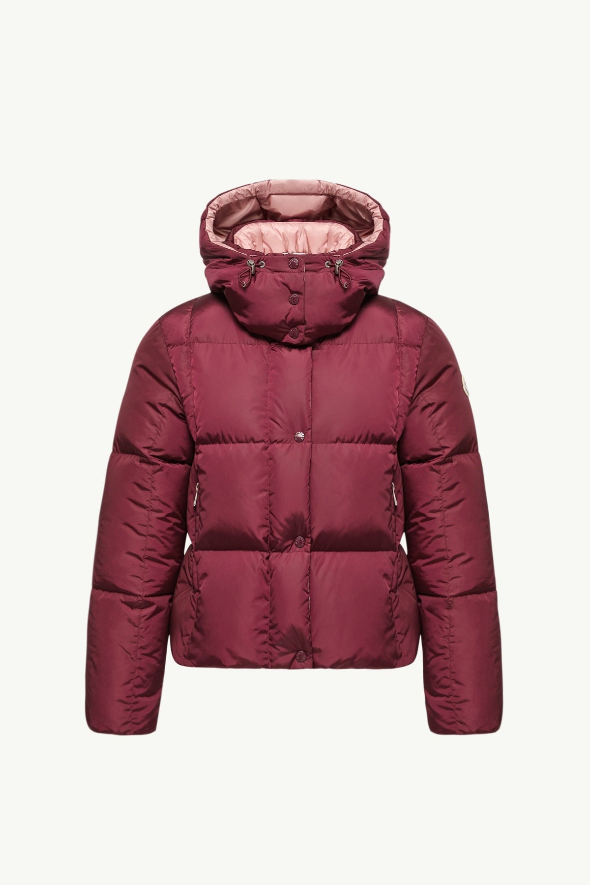 Moncler Castelnew Bordeaux · Doudoune courte à capuche