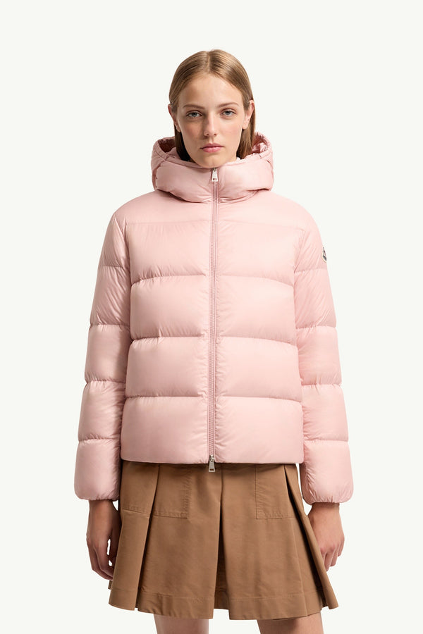 Moncler Feligule Rose · Doudoune courte à capuche
