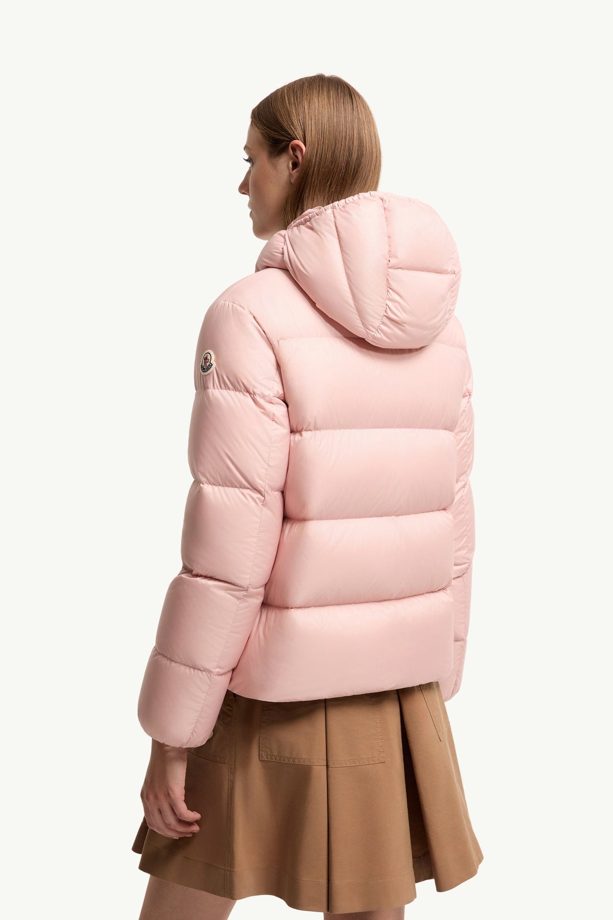 Moncler Feligule Rose · Doudoune courte à capuche