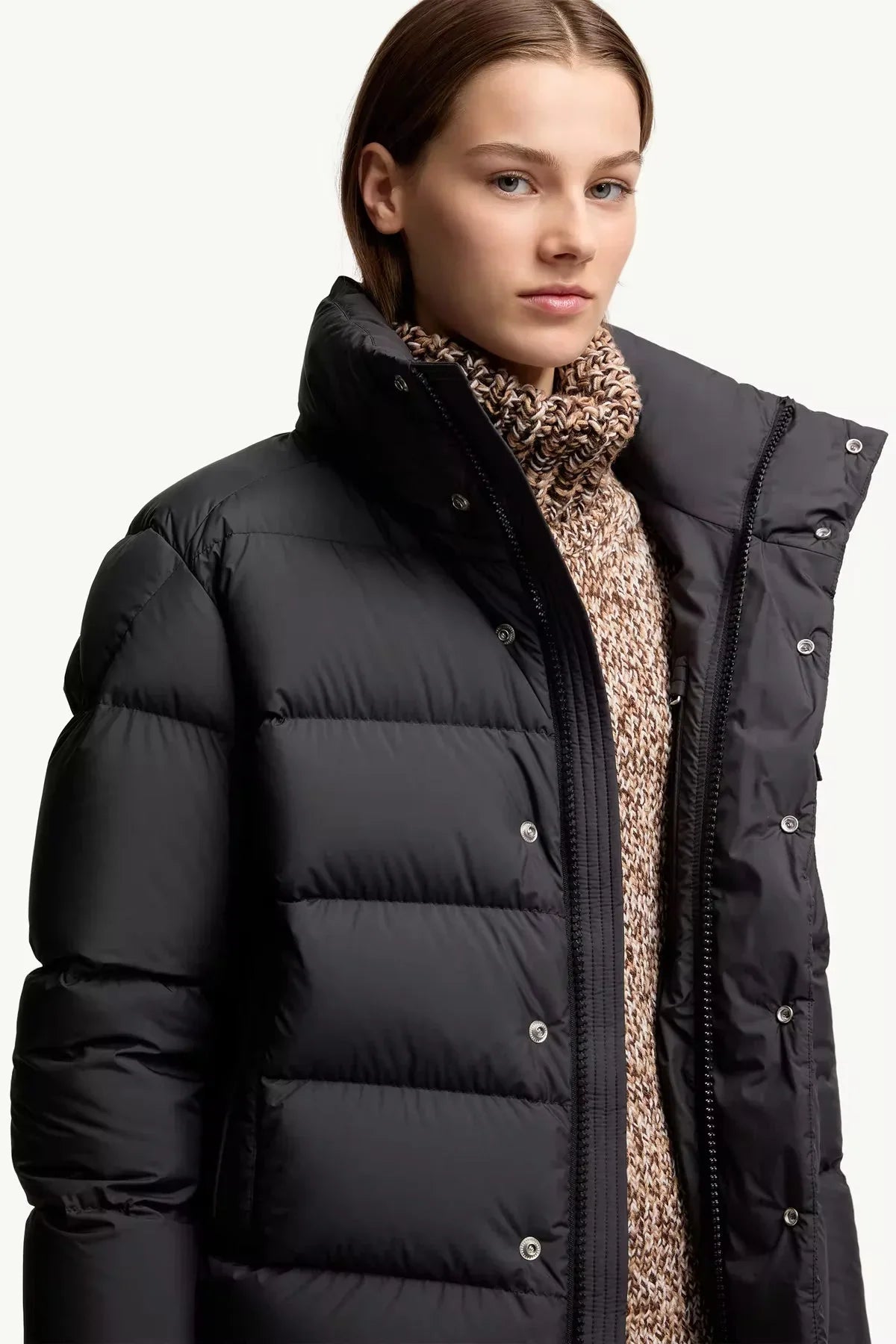 Moncler Maya 70 Noir · Doudoune courte à capuche