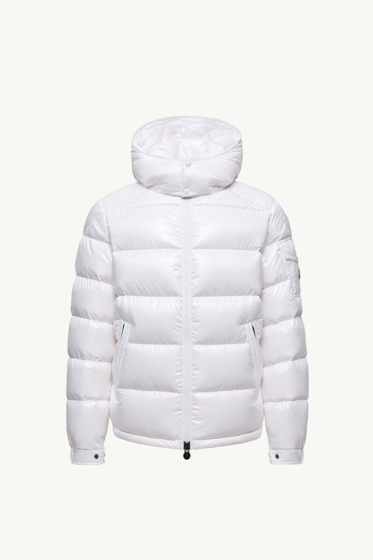 Moncler Maya Blanc · Doudoune à capuche