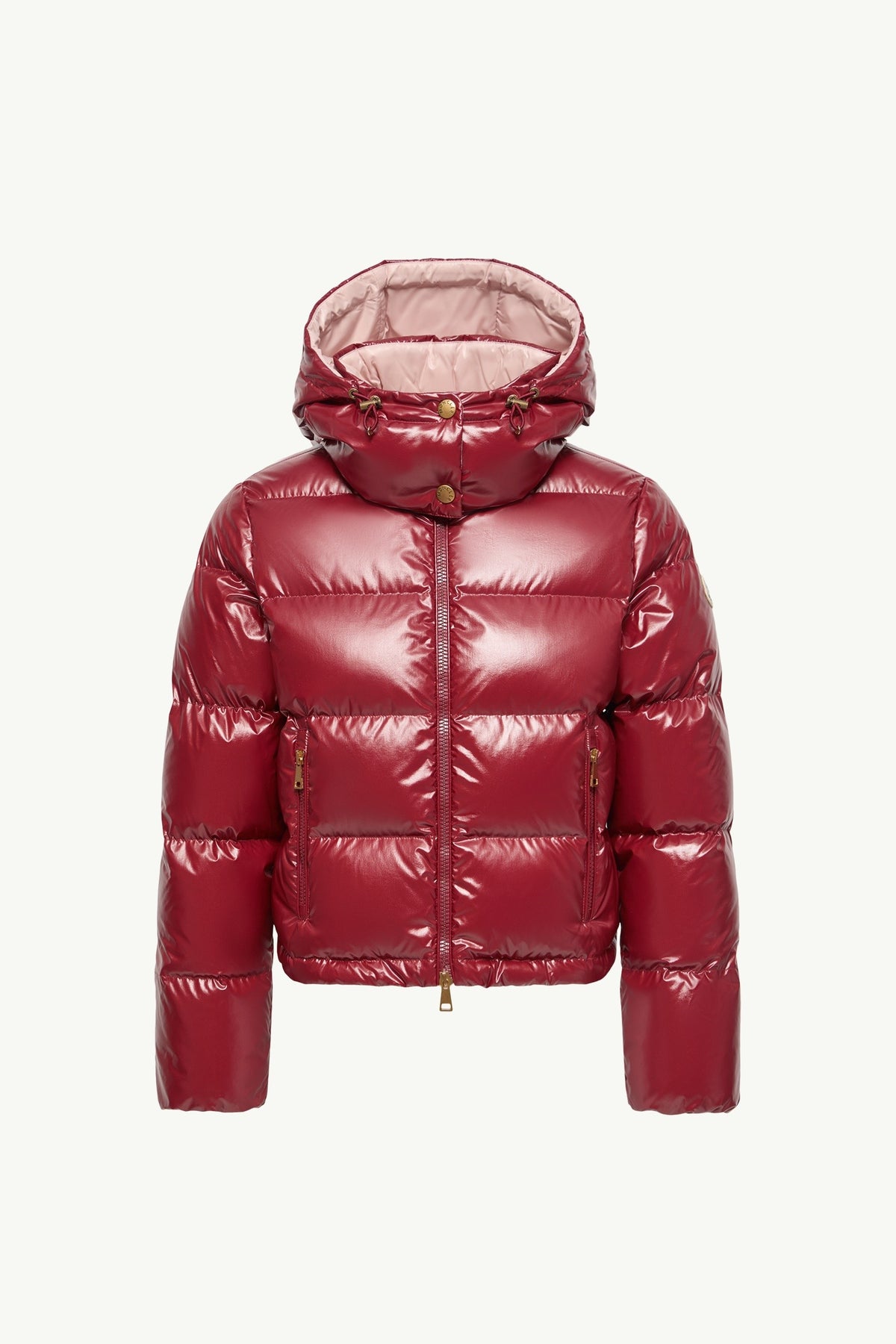 Moncler Niveole Rouge Rubis · Doudoune courte