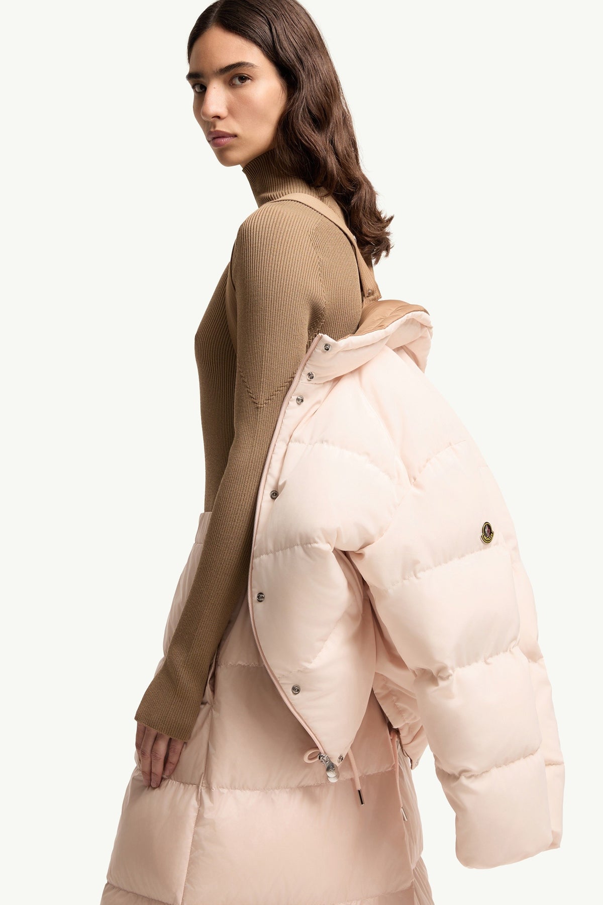 Moncler Verone Rose Clair · Doudoune courte
