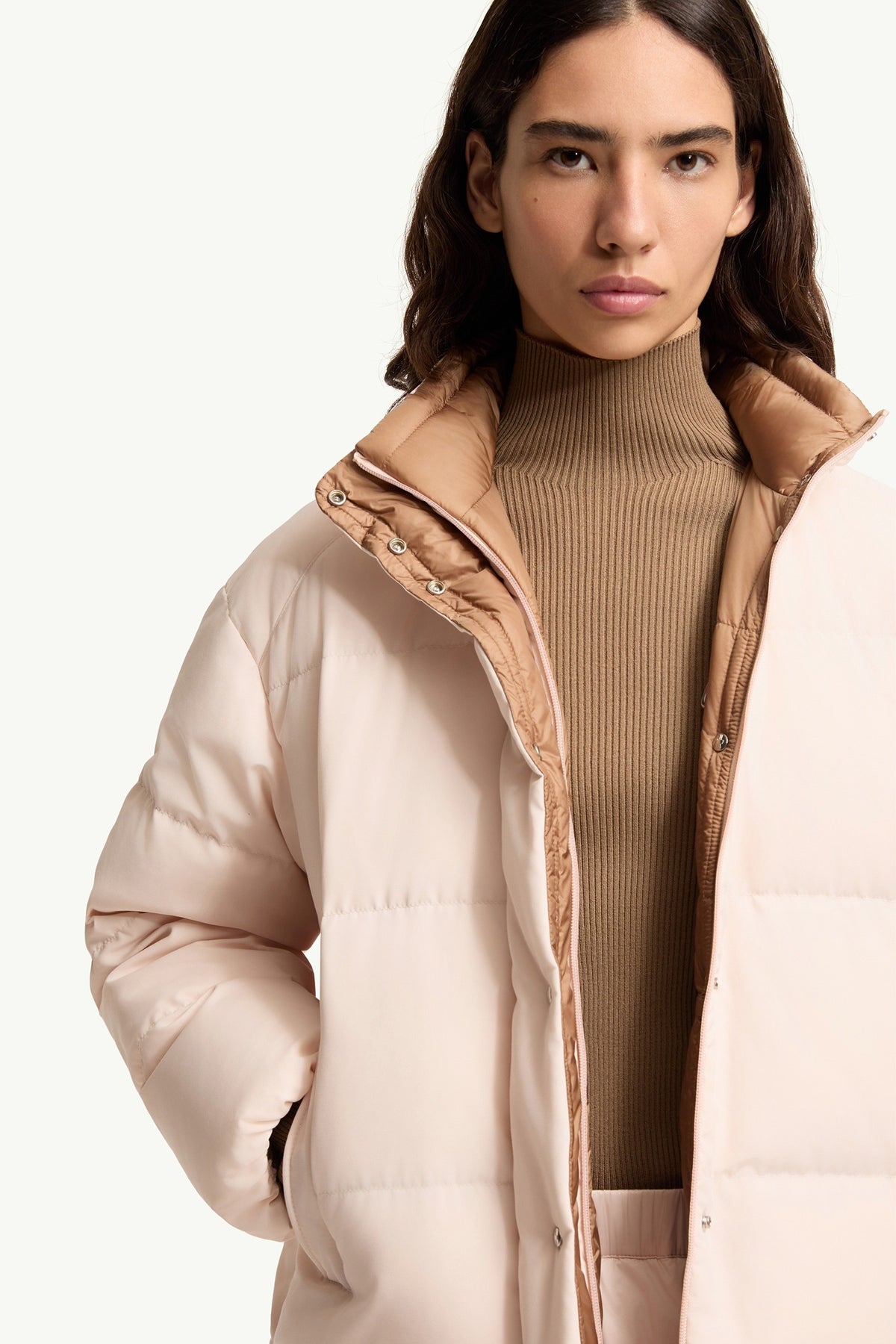Moncler Verone Rose Clair · Doudoune courte