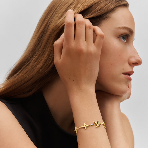 LV - Monogram Blossom Bracelet Yellow Gold