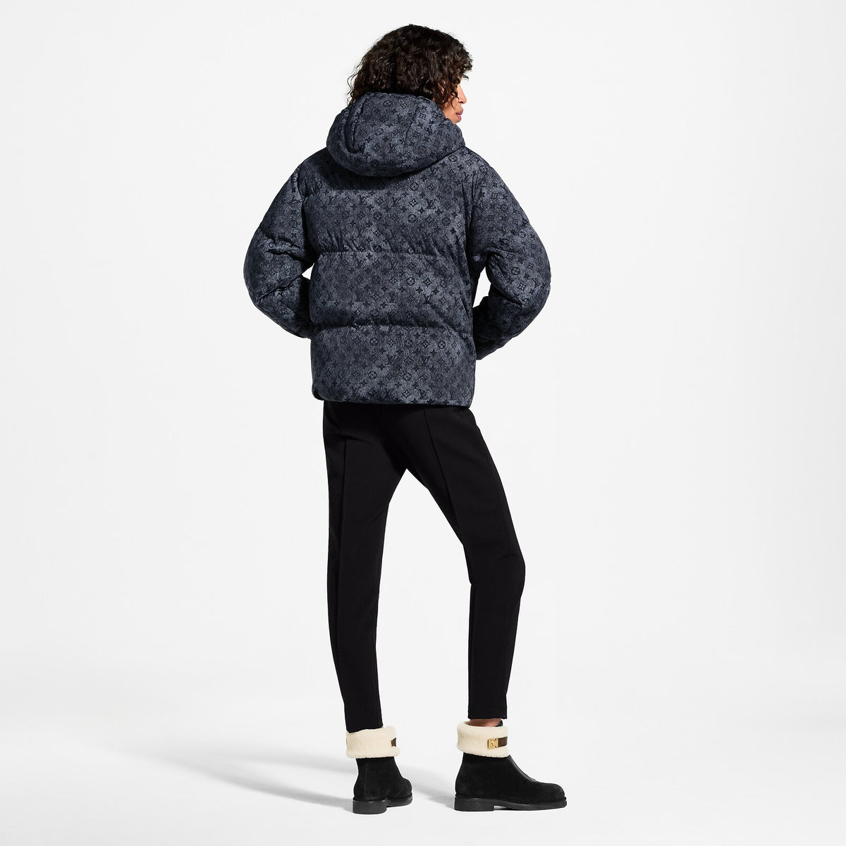 Louis Vuitton Monogram Denim Bleu · Doudoune