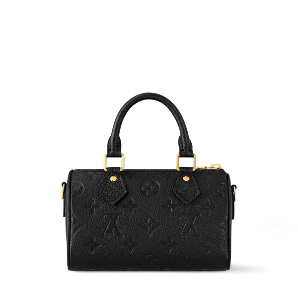 LV Nano Speedy Black Bag