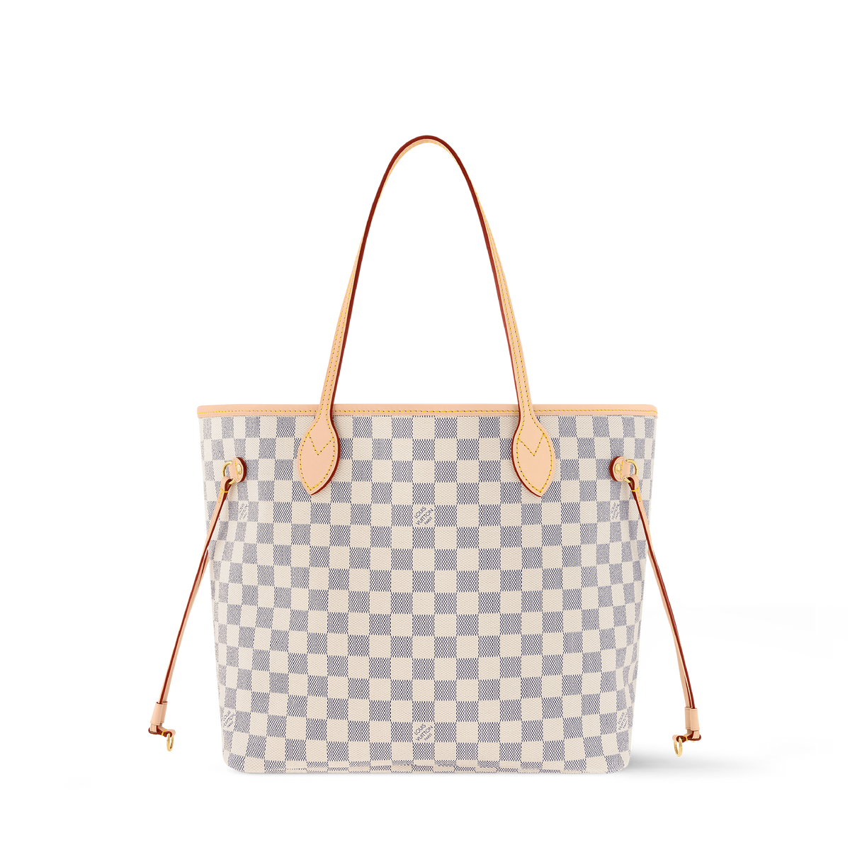 LV Neverfull MM Azur Canvas Bag