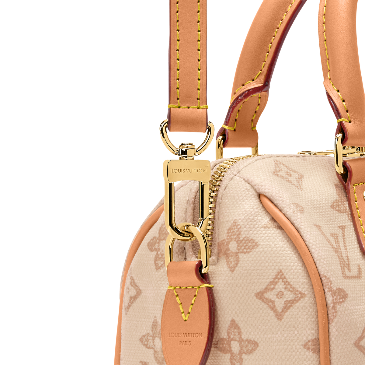 LV Speedy Bandouliere 20 Beige Bag