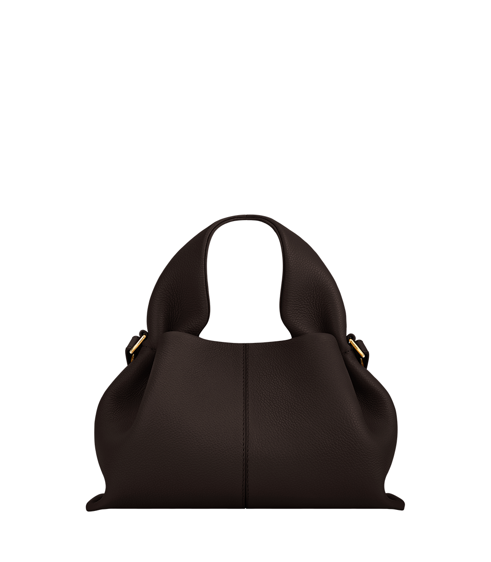 Polène Bag Numéro Neuf Mini Grained Ebony