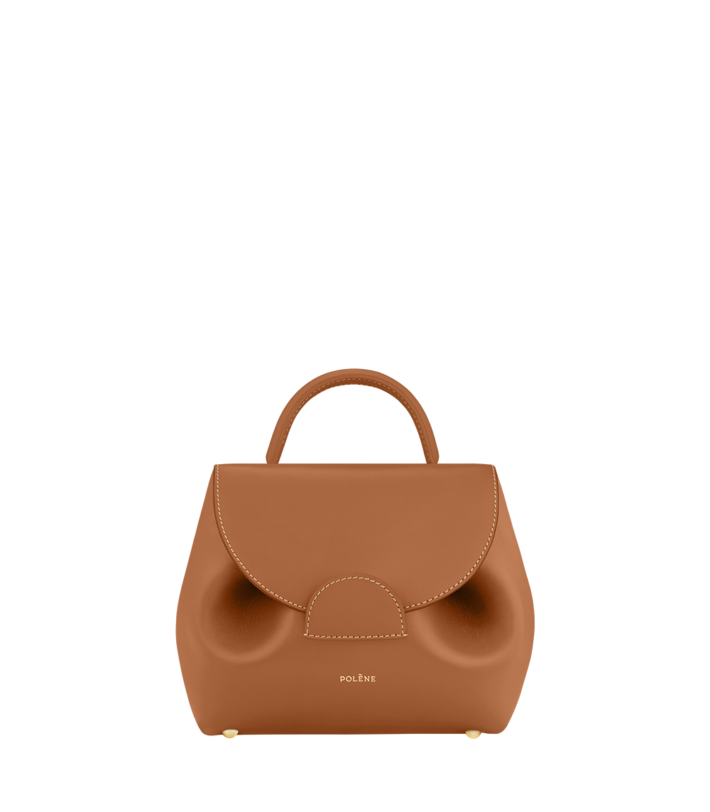 Polène Bag Numéro Un Nano Smooth Camel