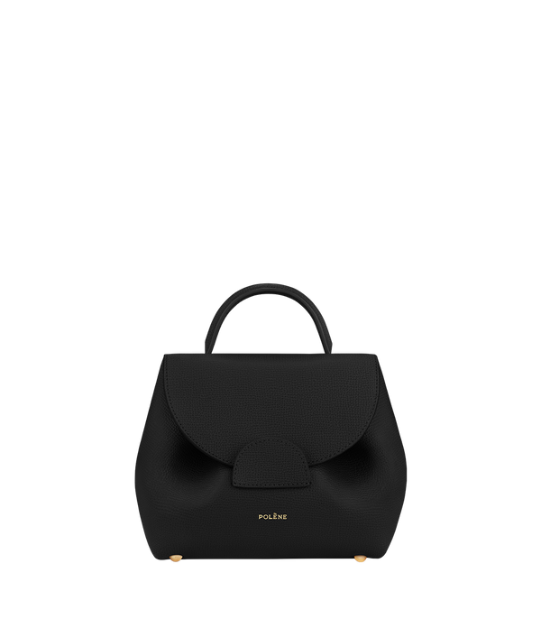 Polène Bag Numéro Un Nano Grained Black